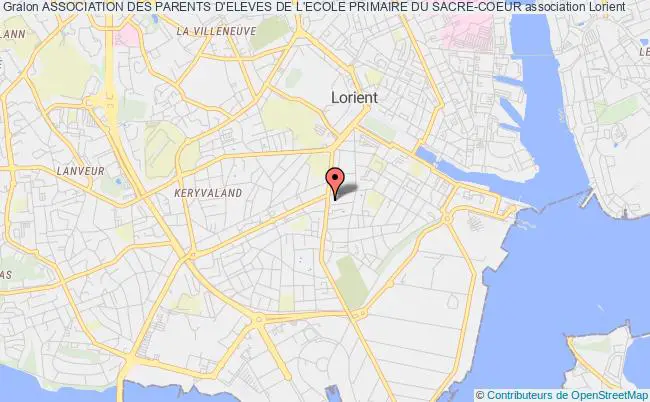 plan association Association Des Parents D'eleves De L'ecole Primaire Du Sacre-coeur Lorient