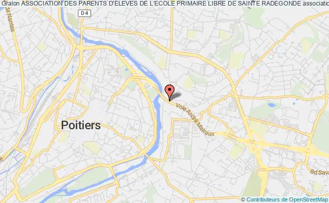 plan association Association Des Parents D'eleves De L'ecole Primaire Libre De Sainte Radegonde Poitiers