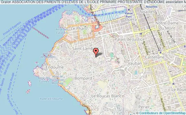 plan association Association Des Parents D'eleves De L'ecole Primaire Protestante D'endoume Marseille