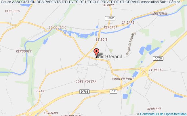 plan association Association Des Parents D'eleves De L'ecole Privee De St Gerand Saint-Gérand