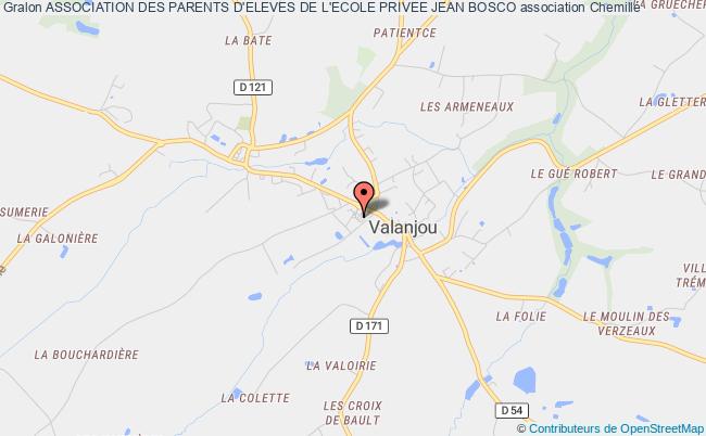 plan association Association Des Parents D'eleves De L'ecole Privee Jean Bosco Chemillé-en-Anjou