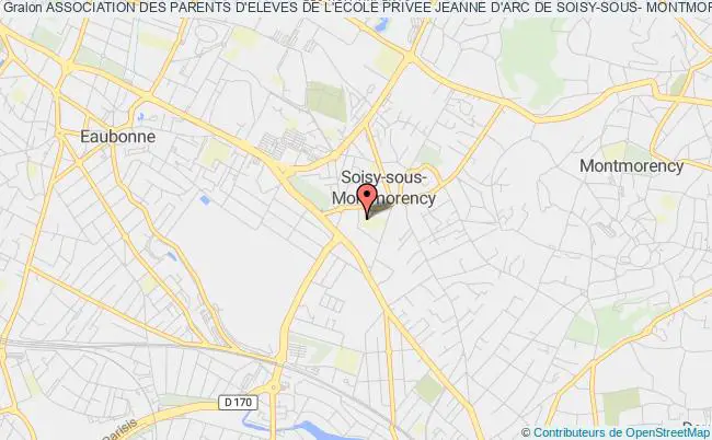 plan association Association Des Parents D'eleves De L'ecole Privee Jeanne D'arc De Soisy-sous- Montmorency Soisy-sous-Montmorency