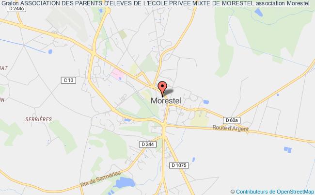 ASSOCIATION DES PARENTS D'ELEVES DE L'ECOLE PRIVEE MIXTE DE MORESTEL