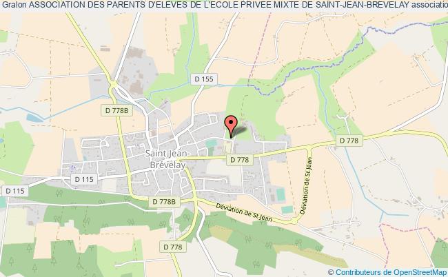 plan association Association Des Parents D'eleves De L'ecole Privee Mixte De Saint-jean-brevelay Saint-Jean-Brévelay