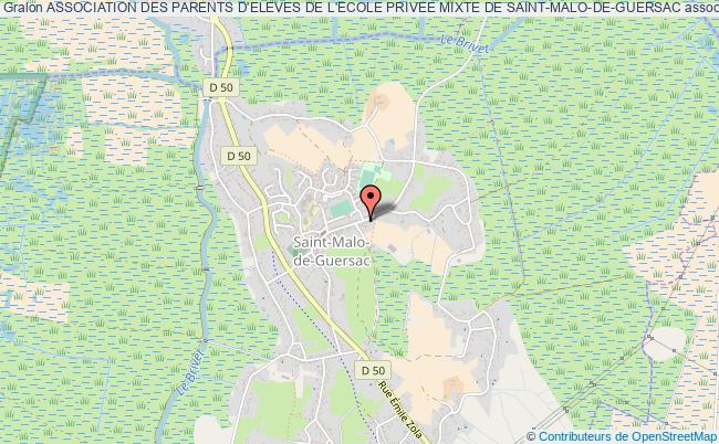 plan association Association Des Parents D'eleves De L'ecole Privee Mixte De Saint-malo-de-guersac Saint-Malo-de-Guersac