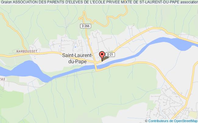 ASSOCIATION DES PARENTS D'ELEVES DE L'ECOLE PRIVEE MIXTE DE ST-LAURENT-DU-PAPE