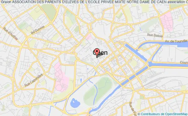 plan association Association Des Parents D'eleves De L'ecole Privee Mixte Notre Dame De Caen Caen