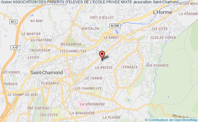 plan association Association Des Parents D'eleves De L'ecole Privee Mixte Saint-Chamond