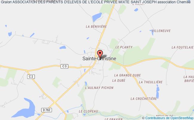 plan association Association Des Parents D'eleves De L'ecole Privee Mixte Saint Joseph Chemillé-en-Anjou