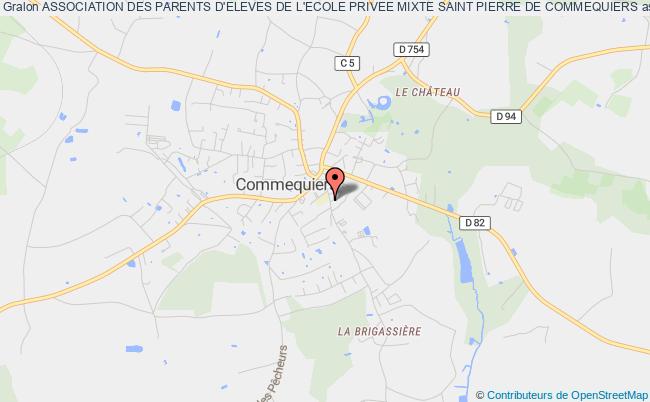 plan association Association Des Parents D'eleves De L'ecole Privee Mixte Saint Pierre De Commequiers Commequiers