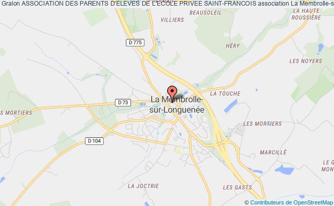 plan association Association Des Parents D'eleves De L'ecole Privee Saint-francois La    Membrolle-sur-Longuenée