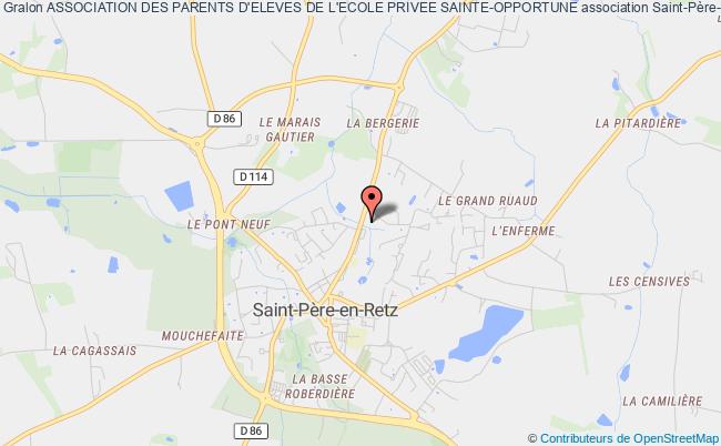 plan association Association Des Parents D'eleves De L'ecole Privee Sainte-opportune Saint-Père-en-Retz