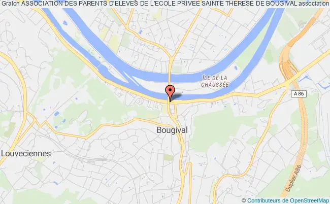 plan association Association Des Parents D'eleves De L'ecole Privee Sainte Therese De Bougival Bougival