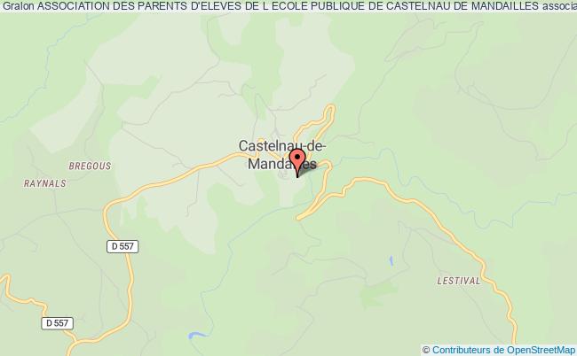 plan association Association Des Parents D'eleves De L Ecole Publique De Castelnau De Mandailles Castelnau-de-Mandailles