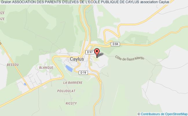 ASSOCIATION DES PARENTS D'ELEVES DE L'ECOLE PUBLIQUE DE CAYLUS
