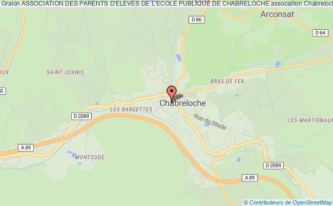 plan association Association Des Parents D'eleves De L'ecole Publique De Chabreloche Chabreloche