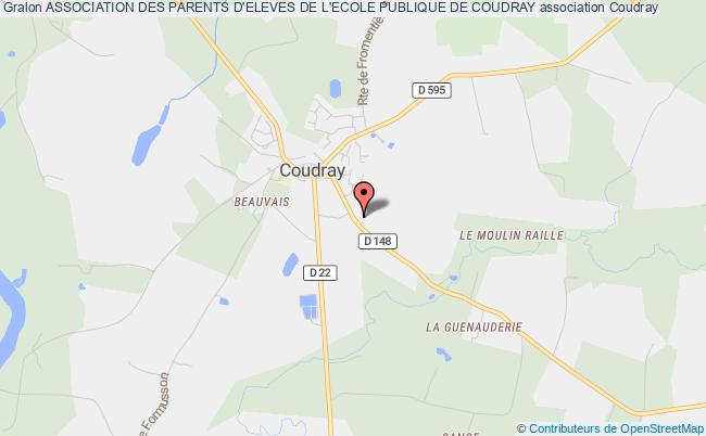 plan association Association Des Parents D'eleves De L'ecole Publique De Coudray Coudray