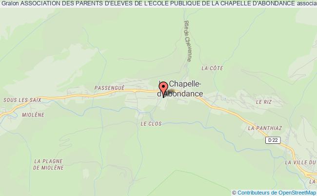 ASSOCIATION DES PARENTS D'ELEVES DE L'ECOLE PUBLIQUE DE LA CHAPELLE D'ABONDANCE