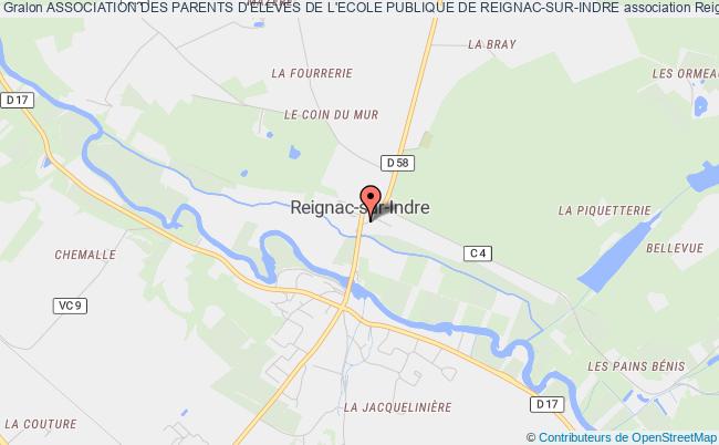 plan association Association Des Parents D'eleves De L'ecole Publique De Reignac-sur-indre Reignac-sur-Indre