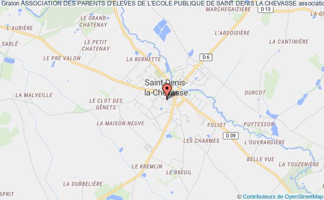 plan association Association Des Parents D'eleves De L'ecole Publique De Saint Denis La Chevasse Saint-Denis-la-Chevasse