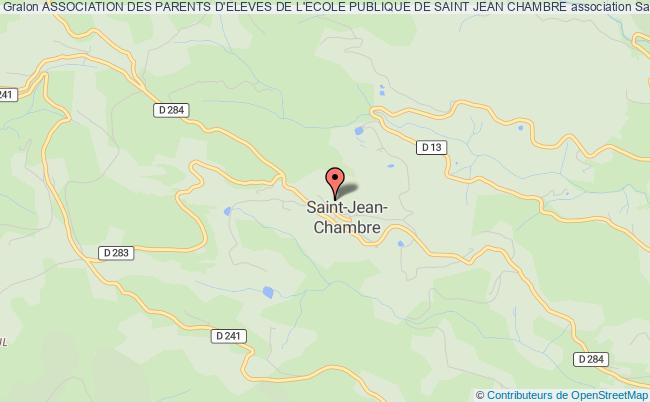 plan association Association Des Parents D'eleves De L'ecole Publique De Saint Jean Chambre Saint-Jean-Chambre