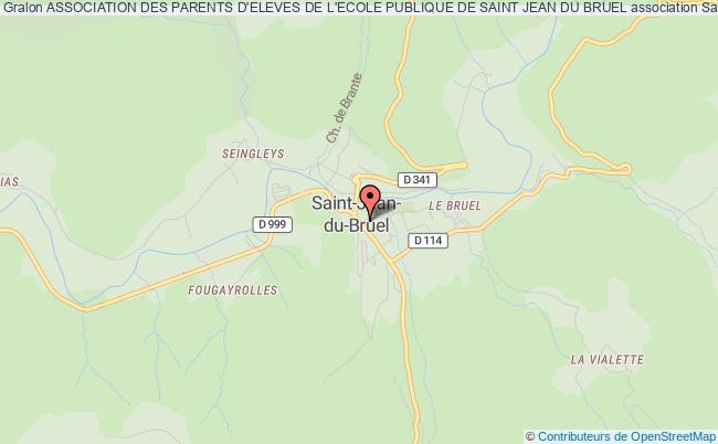 plan association Association Des Parents D'eleves De L'ecole Publique De Saint Jean Du Bruel Saint-Jean-du-Bruel