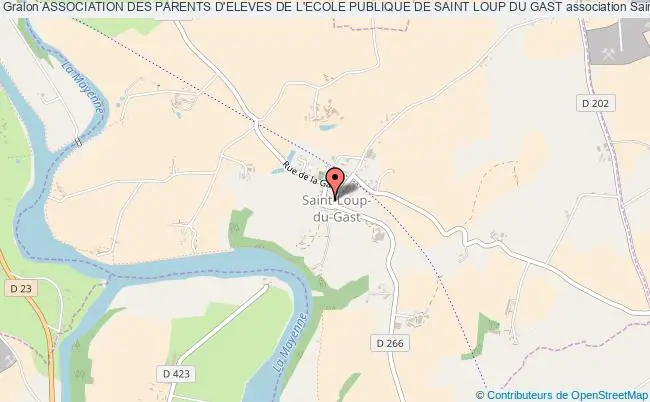 plan association Association Des Parents D'eleves De L'ecole Publique De Saint Loup Du Gast Saint-Loup-du-Gast