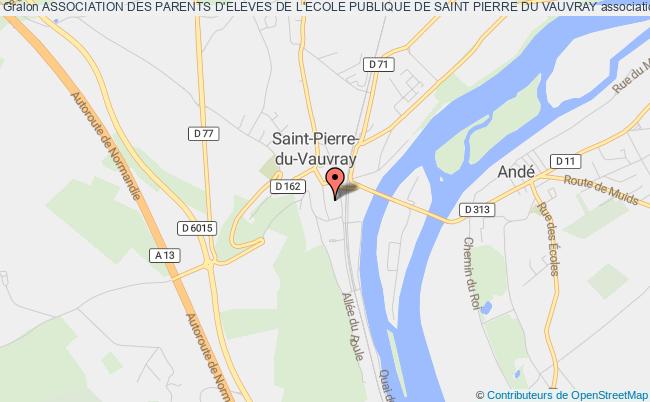 plan association Association Des Parents D'eleves De L'ecole Publique De Saint Pierre Du Vauvray Saint-Pierre-du-Vauvray