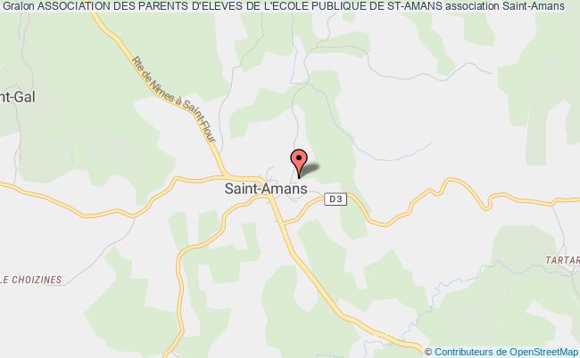 plan association Association Des Parents D'eleves De L'ecole Publique De St-amans Saint-Amans