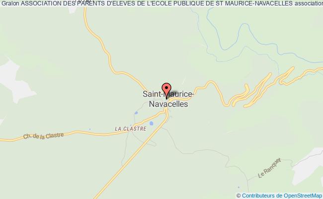 plan association Association Des Parents D'eleves De L'ecole Publique De St Maurice-navacelles Saint-Maurice-Navacelles