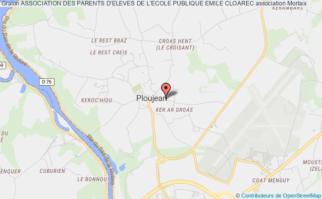 plan association Association Des Parents D'eleves De L'ecole Publique Emile Cloarec Morlaix