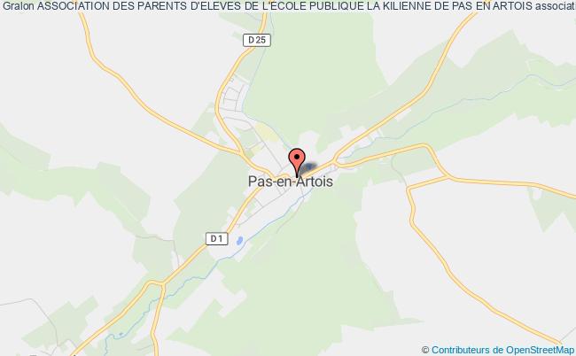 plan association Association Des Parents D'eleves De L'ecole Publique La Kilienne De Pas En Artois Pas-en-Artois