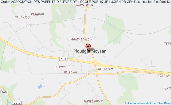plan association Association Des Parents D'eleves De L'ecole Publique Lucien Prigent Plouégat-Moysan