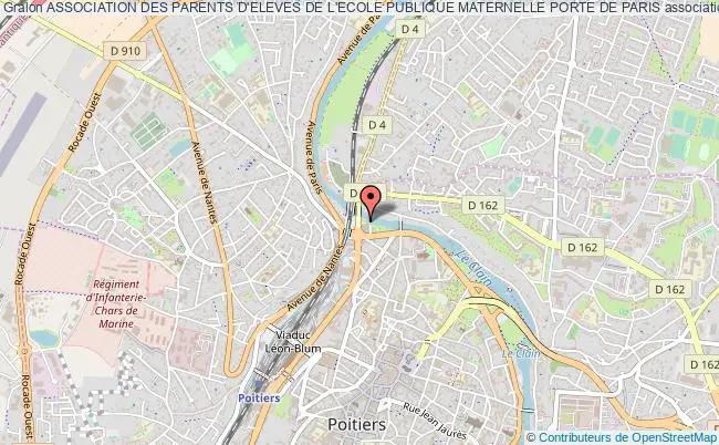 plan association Association Des Parents D'eleves De L'ecole Publique Maternelle Porte De Paris Poitiers