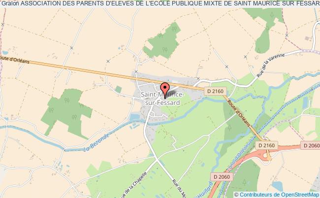 plan association Association Des Parents D'eleves De L'ecole Publique Mixte De Saint Maurice Sur Fessard Saint-Maurice-sur-Fessard