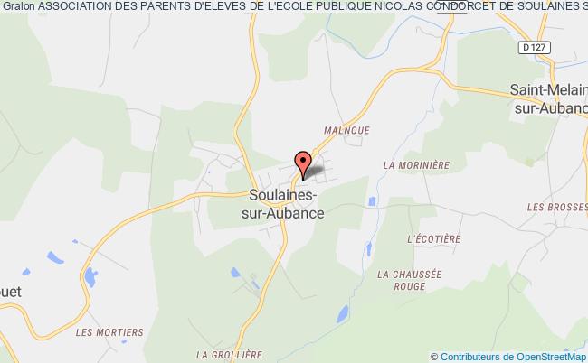 plan association Association Des Parents D'eleves De L'ecole Publique Nicolas Condorcet De Soulaines Sur Aubance Soulaines-sur-Aubance