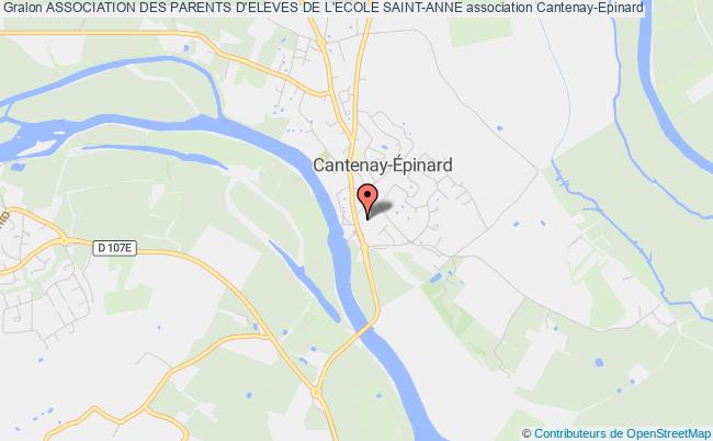 plan association Association Des Parents D'eleves De L'ecole Saint-anne Cantenay-Épinard