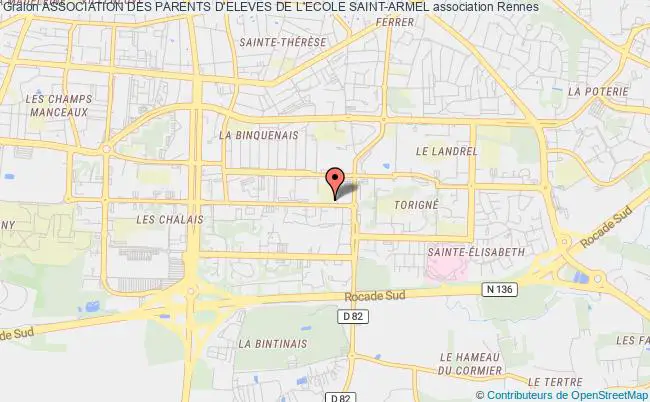plan association Association Des Parents D'eleves De L'ecole Saint-armel Rennes