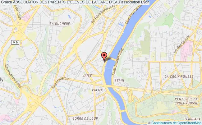 plan association Association Des Parents D'eleves De L'ecole Saint Cyr Quai Jayr Lyon 9e Arrondissement
