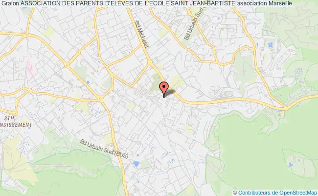 plan association Association Des Parents D'eleves De L'ecole Saint Jean-baptiste Marseille