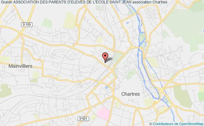 plan association Association Des Parents D'eleves De L'ecole Saint Jean Chartres