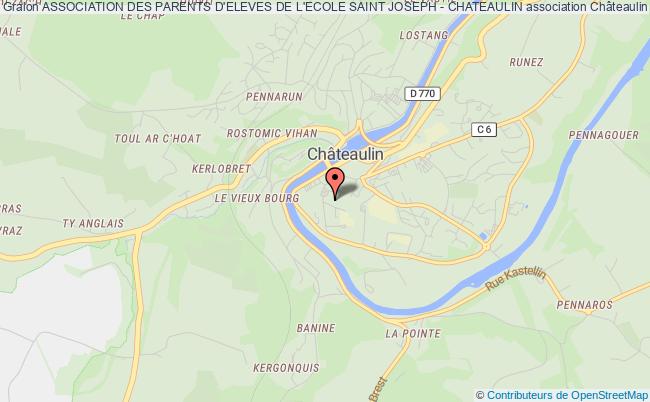 plan association Association Des Parents D'eleves De L'ecole Saint Joseph - Chateaulin Châteaulin
