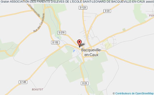 ASSOCIATION DES PARENTS D'ELEVES DE L'ECOLE SAINT-LEONARD DE BACQUEVILLE-EN-CAUX
