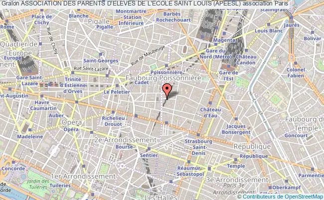 plan association Association Des Parents D'eleves De L'ecole Saint Louis (apeesl) Paris