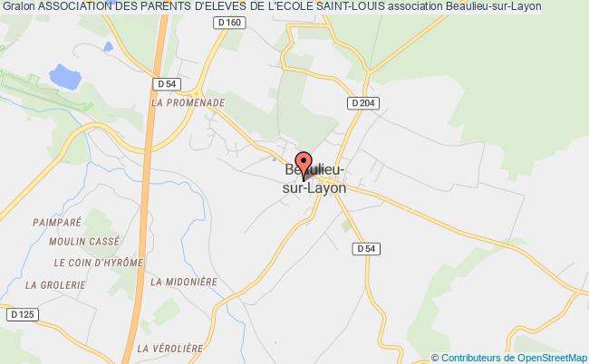 plan association Association Des Parents D'eleves De L'ecole Saint-louis Beaulieu-sur-Layon