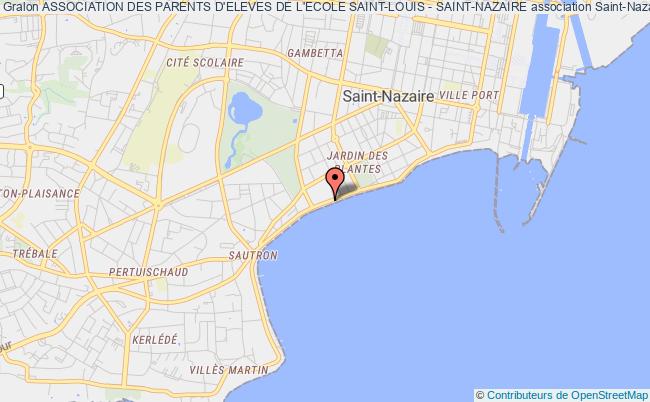 plan association Association Des Parents D'eleves De L'ecole Saint-louis - Saint-nazaire Saint-Nazaire