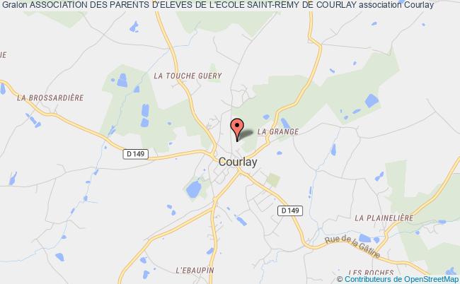 plan association Association Des Parents D'eleves De L'ecole Saint-remy De Courlay Courlay