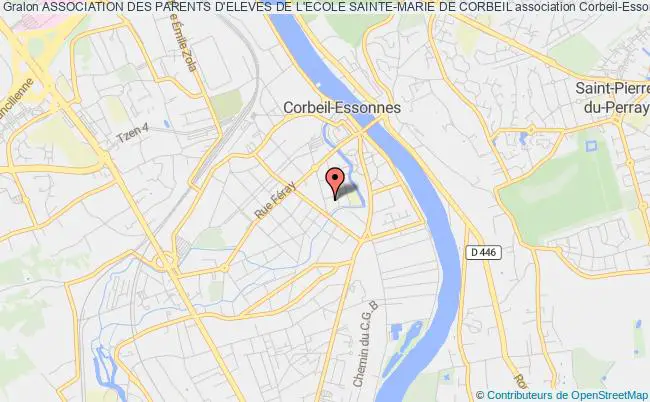 plan association Association Des Parents D'eleves De L'ecole Sainte-marie De Corbeil Corbeil-Essonnes