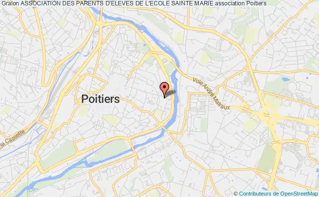 plan association Association Des Parents D'eleves De L'ecole Sainte Marie Poitiers