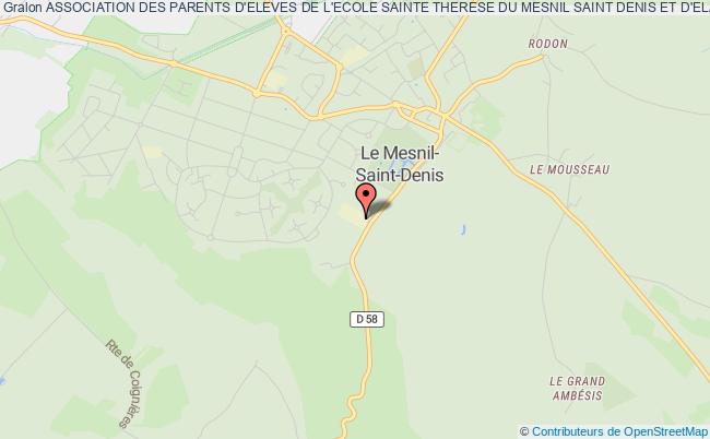 ASSOCIATION DES PARENTS D'ELEVES DE L'ECOLE SAINTE THERESE DU MESNIL SAINT DENIS ET D'ELANCOURT